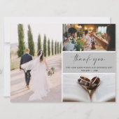 シンプル写真結婚ありがとう (正面)