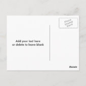 シンプル写真結婚ありがとう ポストカード (裏面)