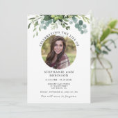 シンプル写真葬儀追悼令 プログラム (スタンド正面)