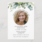 シンプル写真葬儀追悼令 プログラム (正面)