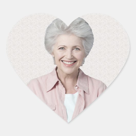 シンプル写真記念ハートシール ハートシール (正面)