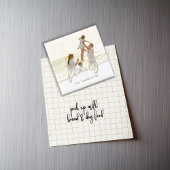 シンプル写真金ゴールド書道台本タイポグラフィ マグネット