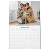 シンプル写真2025ウォールカレンダー カレンダー (2月 2026)