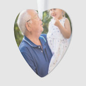 シンプル写真 オーナメント (正面)