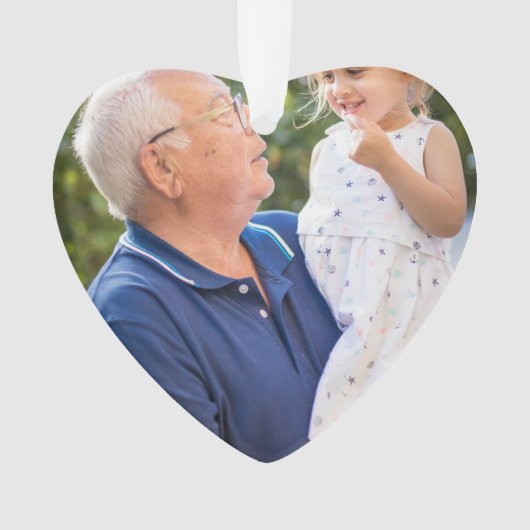 シンプル写真 オーナメント (正面)