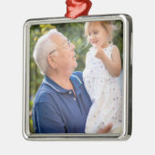 シンプル写真 メタルオーナメント (左)