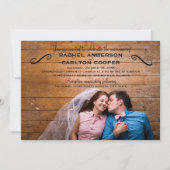 シンプル写真 – 結婚式招待状 招待状 (正面)