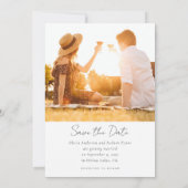 シンプル写結婚真 セーブザデート (裏面)