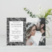 シンプル写結婚真 招待状 (スタンド正面)