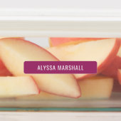 シンプル冬の明るい色の子供の防水名 ラベル (貼付)