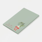 シンプル冬ミニマル緑 ポストイット (アングル)