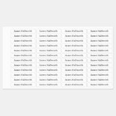 シンプル分類名編集可能文字防水 ラベル (シート)