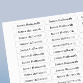 シンプル分類名編集可能文字防水 ラベル