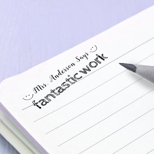 シンプル勇気付けられるパーソナライズされたファンタスティック セルフインキングスタンプ