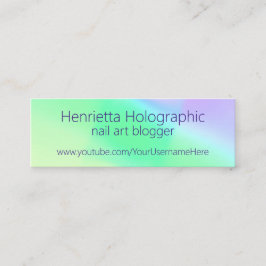 シンプル勾配 スキニー名刺