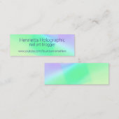 シンプル勾配 スキニー名刺 (正面/裏面)