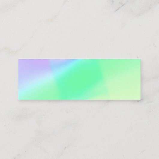 シンプル勾配 スキニー名刺 (裏面)