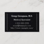 シンプル医エレガント医の名刺 名刺 (正面)