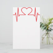 シンプル医療 便箋 (スタンド正面)