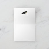 シンプル卒業ありがとう サンキューカード (内部)