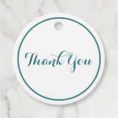 シンプル卒業お祝い白と緑 フェイバータグ (正面)