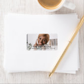 シンプル卒業カスタム差出人住所 ラベル (インサイチュ)