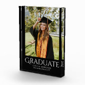 シンプル卒業スタイリッシュモダン写真 フォトブロック (右)