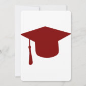 シンプル卒業党招待状 招待状 (裏面)