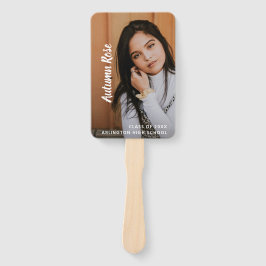 シンプル卒業写真モダン卒業 ハンドファン