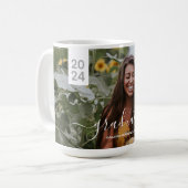 シンプル卒業写真 コーヒーマグカップ (正面左)