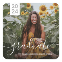 シンプル卒業写真