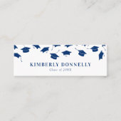 シンプル卒業名 コーリングカード (正面)
