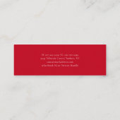 シンプル卒業式2025グラミニマルドカスタム スキニー名刺 (裏面)