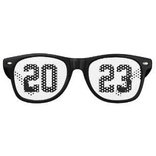 シンプル卒業式2025パーティー レトロサングラス