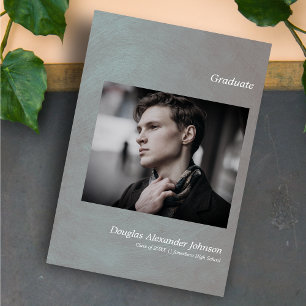 シンプル卒業発表カスタム写真