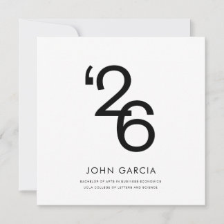 シンプル卒業発表