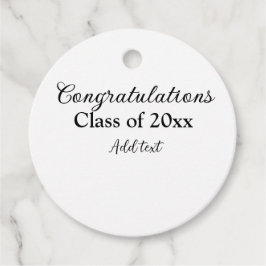 シンプル卒業祝いミニマルハタ フェイバータグ