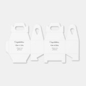 シンプル卒業祝いミニマルハタ フェイバーボックス (折り畳みなし)