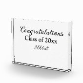 シンプル卒業祝いミニマルハタ フォトブロック (右)