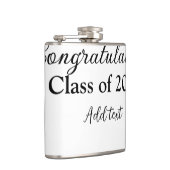 シンプル卒業祝いミニマルハタ フラスク (右)
