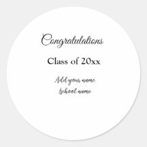 シンプル卒業祝いミニマルハタ