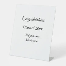 シンプル卒業祝いミニマルハタ