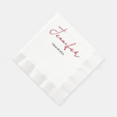 シンプル卒業 縁ありランチョンナプキン (角)