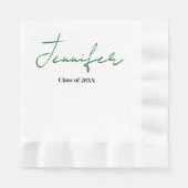 シンプル卒業 縁ありランチョンナプキン (正面)