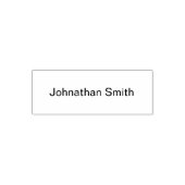 シンプル印刷された名前文字テンプレート セルフインキングスタンプ (デザイン)