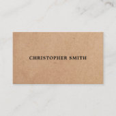 シンプル印刷クエレガントラフト紙コンサルタント 名刺 (正面)