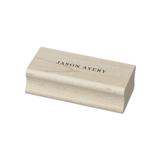 シンプル印刷スタイリッシュセリフ名モダン ラバースタンプ (スタンプ)