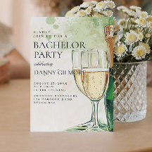 シンプル及びエレガントバチュラーパーティ