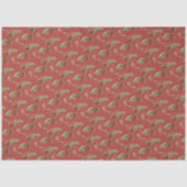 シンプル及びエレガントヴィンテージフローラティッシュペーパー 薄葉紙 (正面)