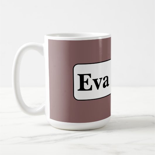 シンプル及びエレガント コーヒーマグカップ (左)